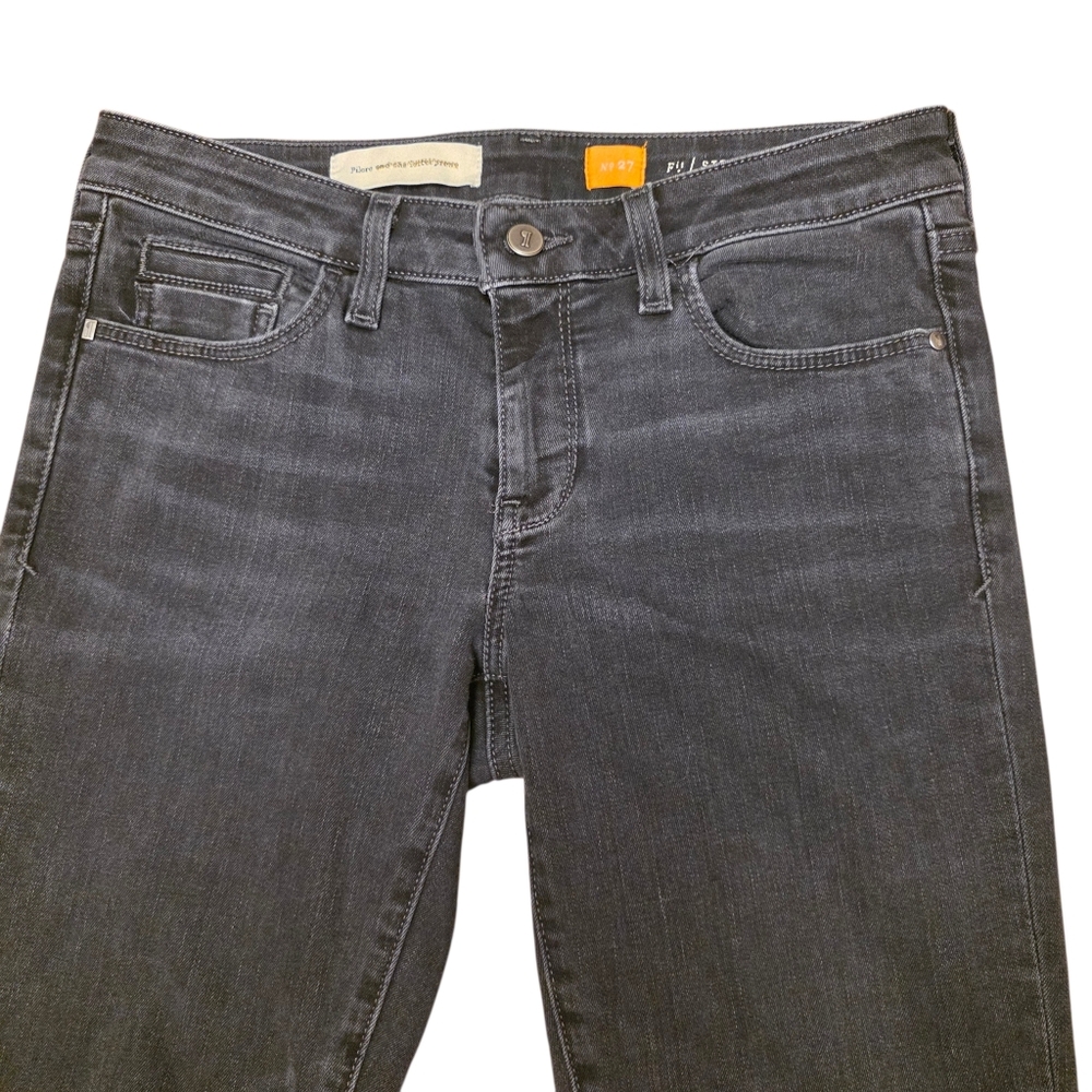 Pilcro And The Letterpress The Stet  Skinny Black Jeans Size 27 - Picture 2 of 11